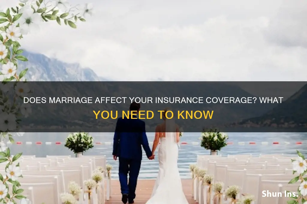 is insurance lost after marrying someone
