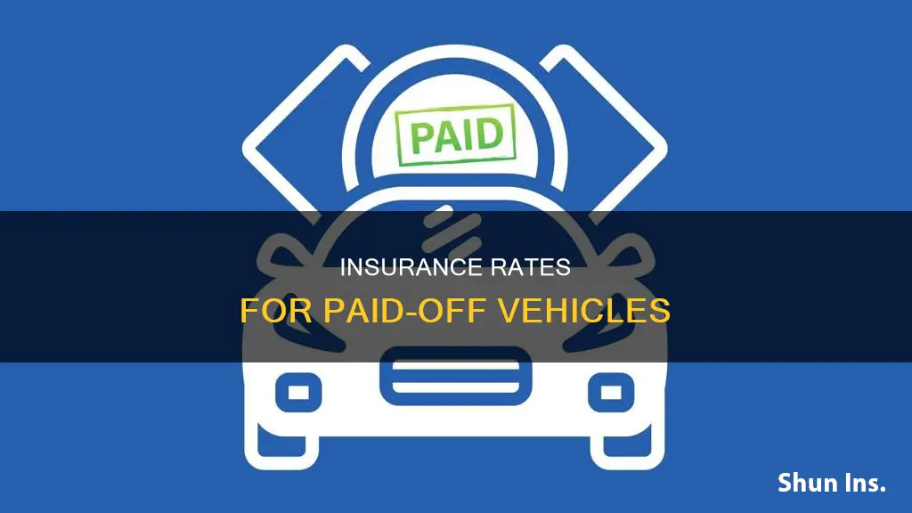 is insurance lower for paid off vehicles