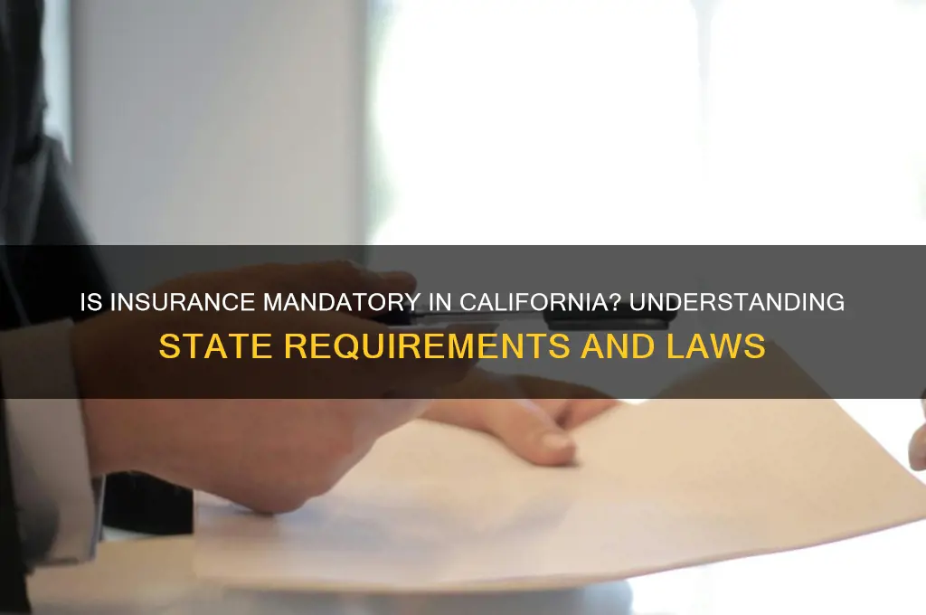 is insurance mandatory in california
