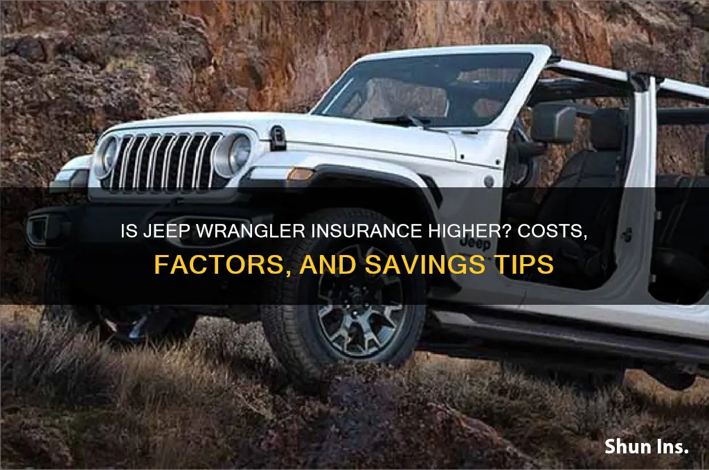 is insurance more for a jeep wrangler