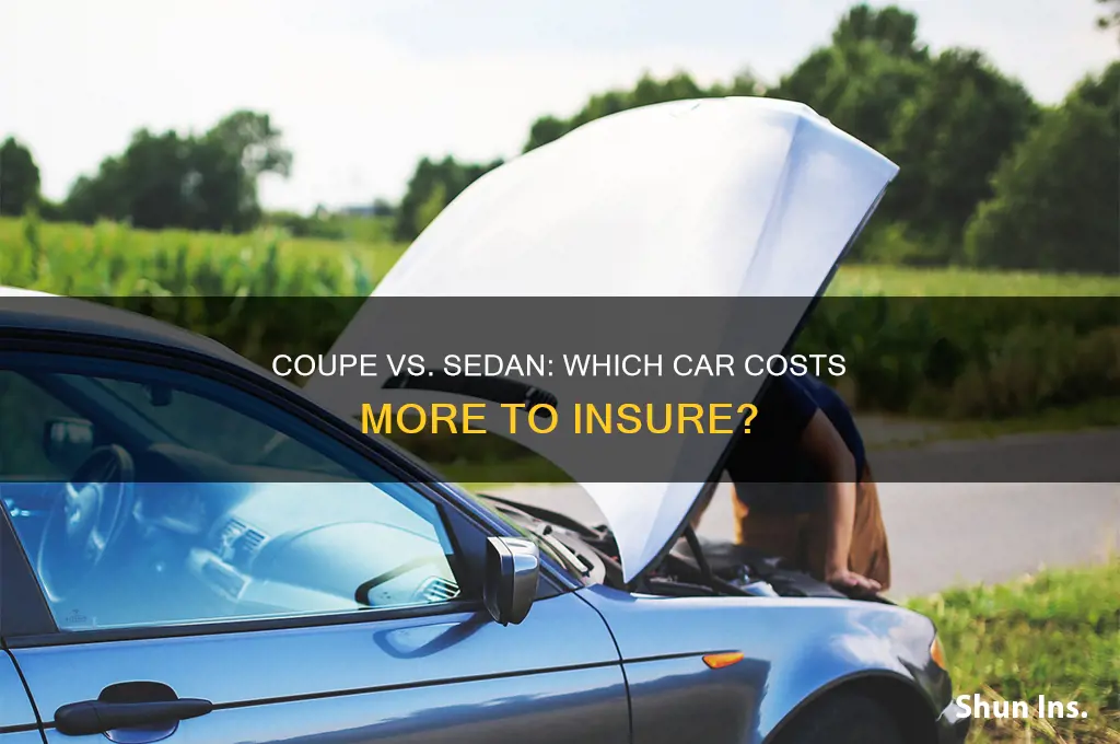is insurance more on a coupe than sadan