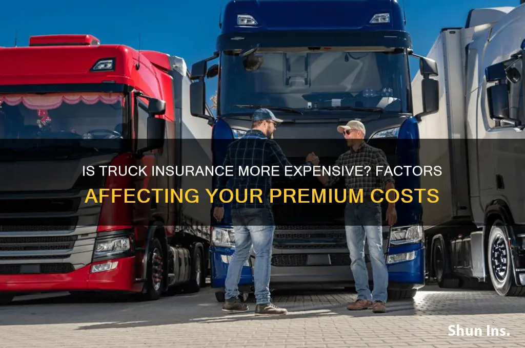 is insurance more on a truck