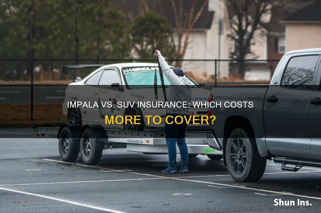 is insurance on an impala more than an suv
