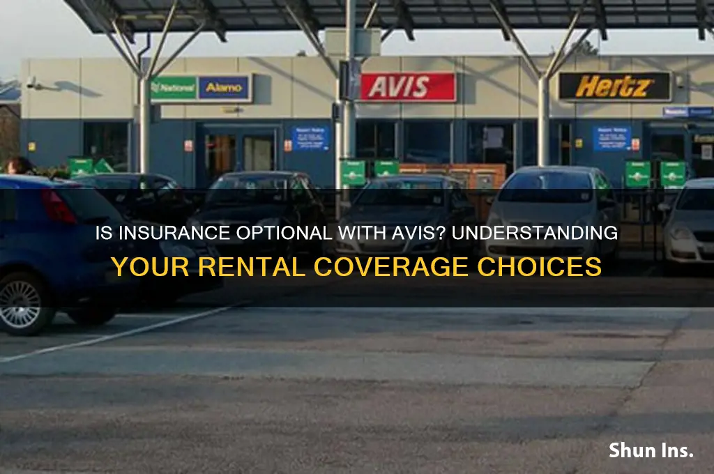 is insurance optional with avis