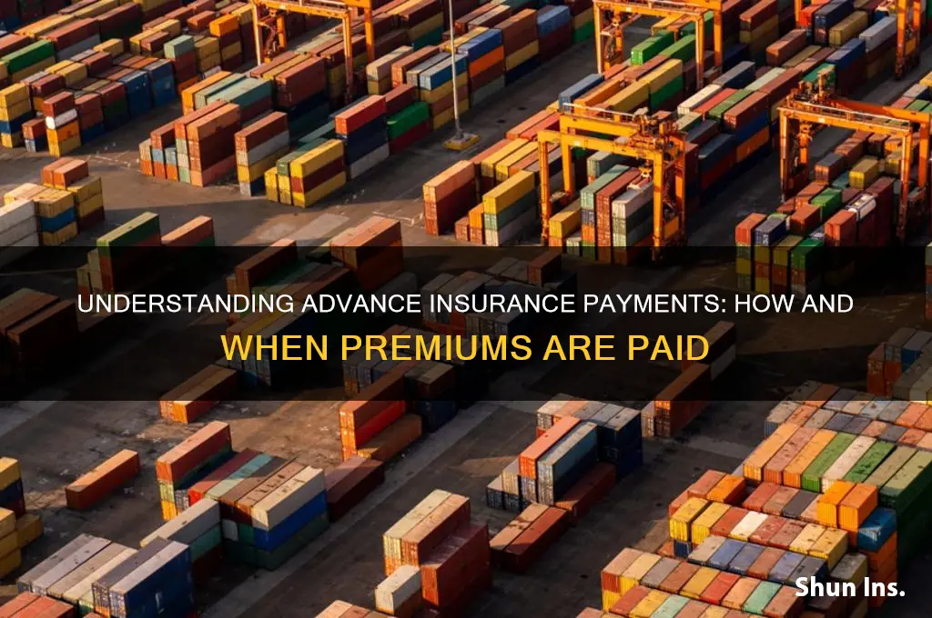 is insurance paid in advance