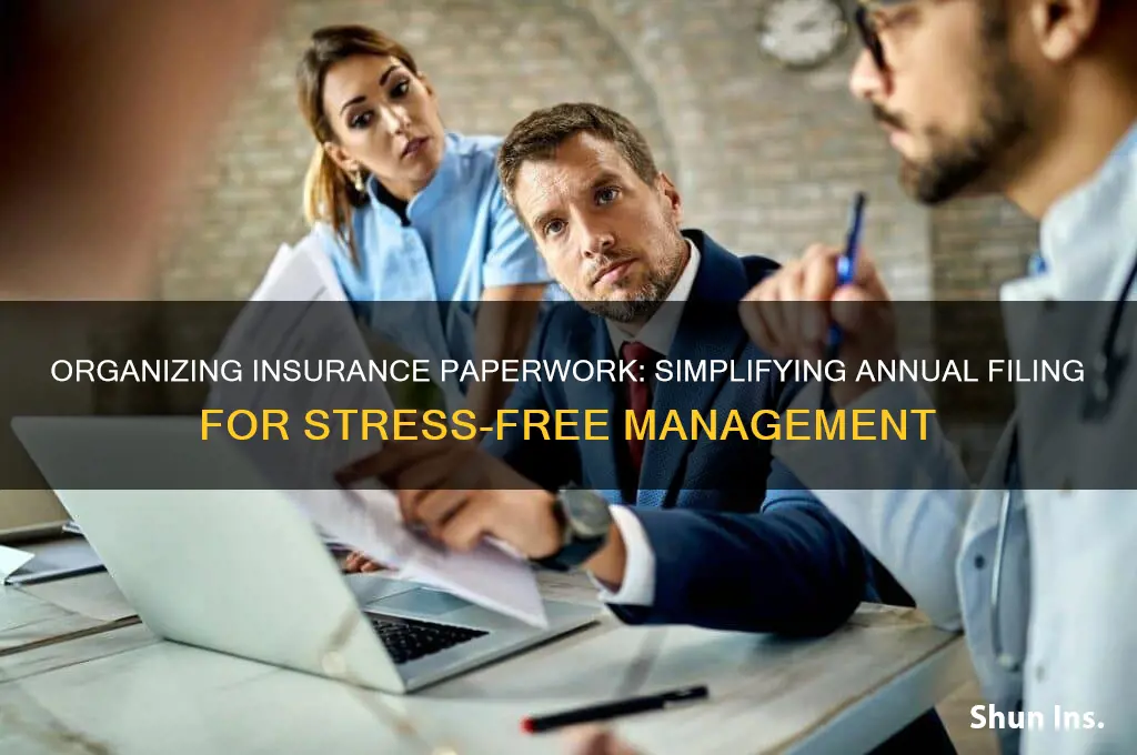 is insurance paperwork easily filed by year