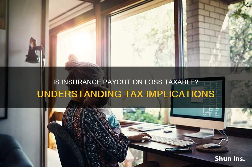 is insurance payement on loss taxable