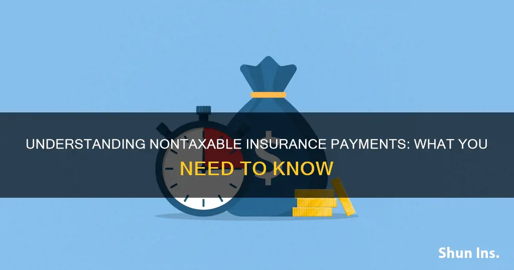 is insurance payment a other nontaxable income