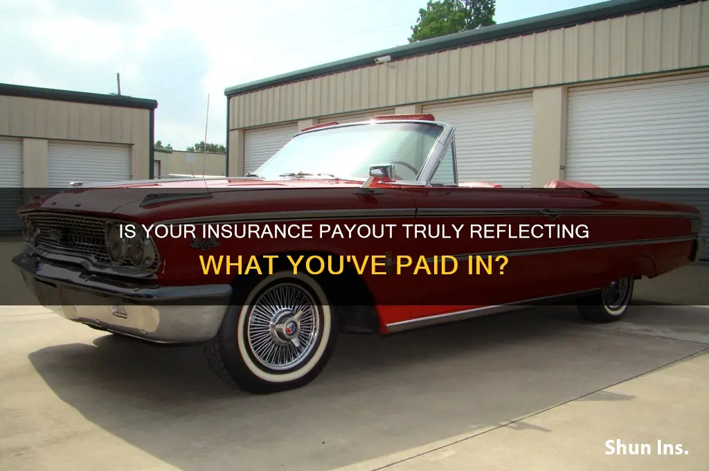 is insurance payout is what they paid