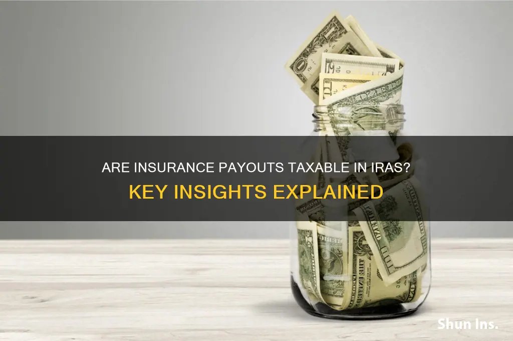 is insurance payout taxable iras
