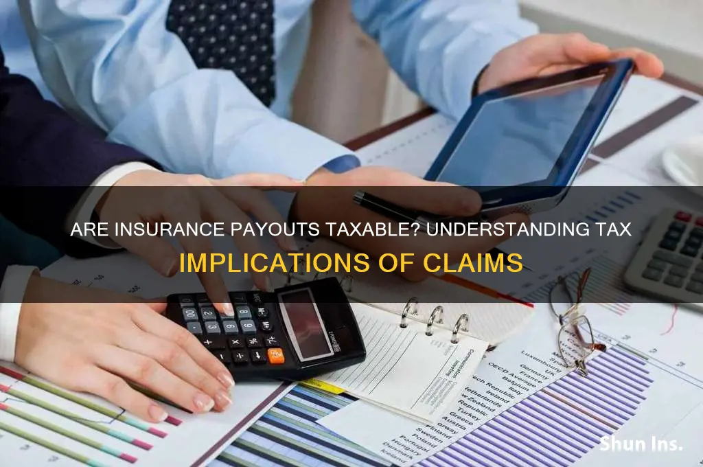 is insurance payouts taxable