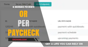 Monthly vs. Per Paycheck: Understanding Your Insurance Payment Schedule