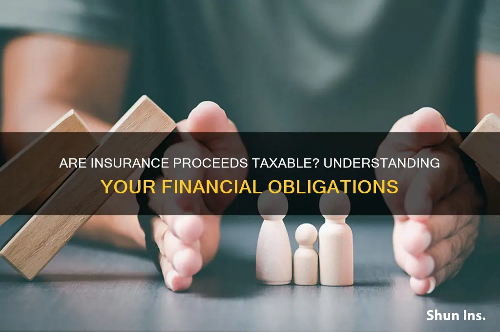 is insurance proceeds taxable