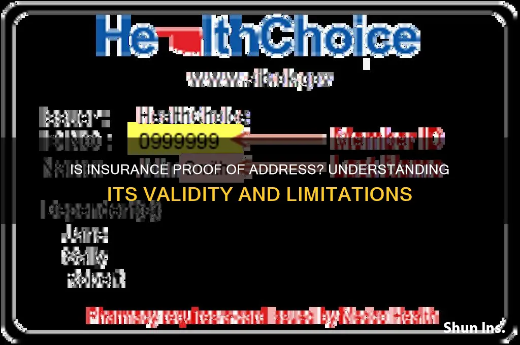is insurance proof of address