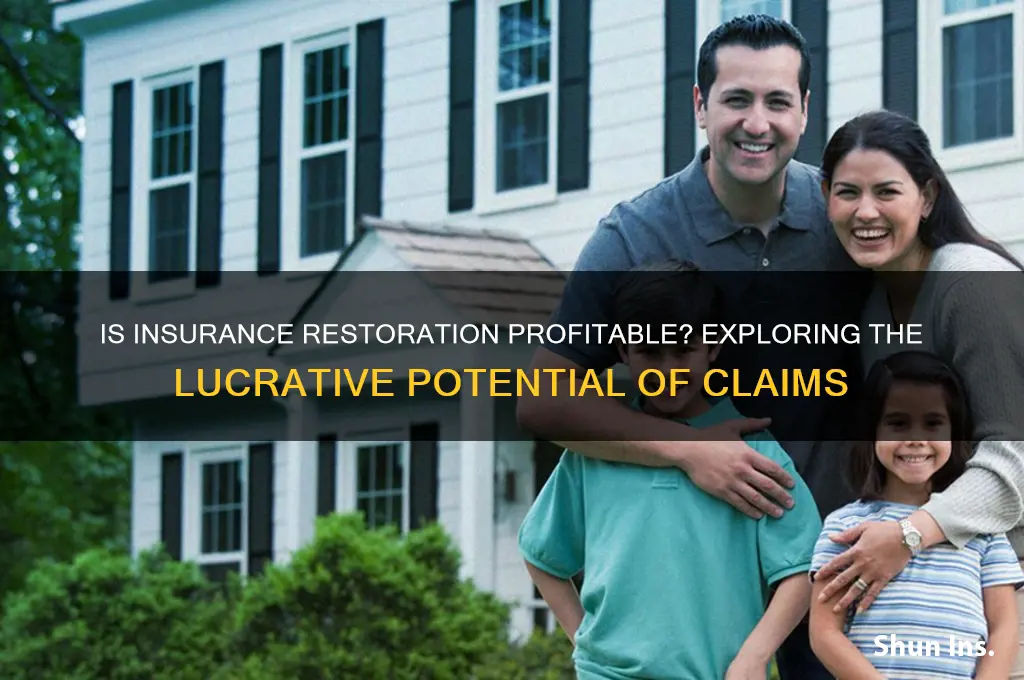 is insurance restoration lucrative