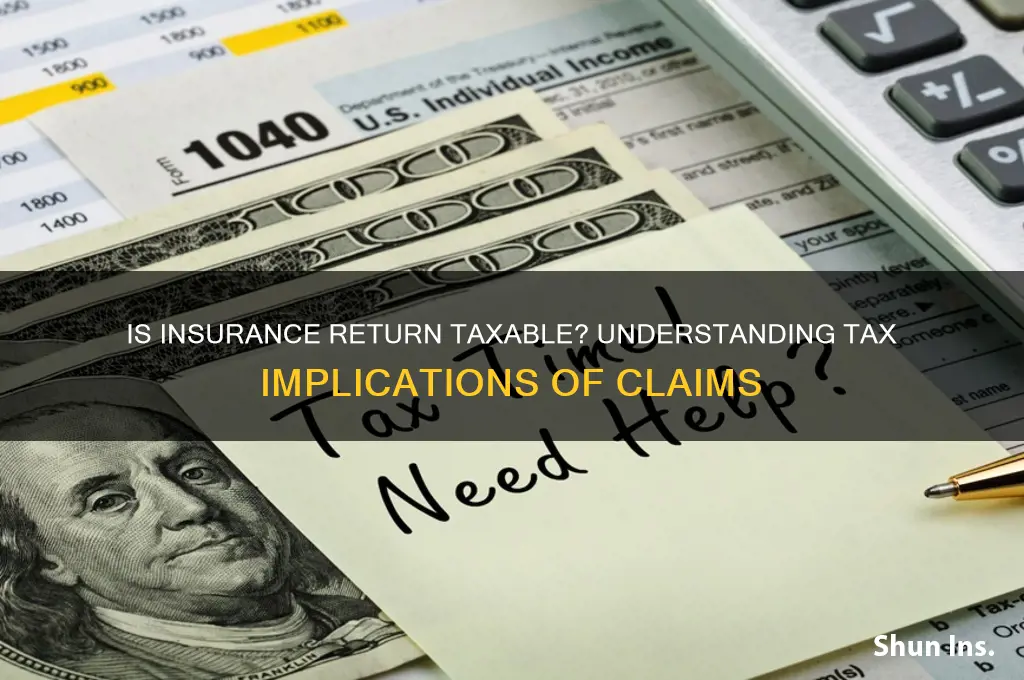 is insurance return taxable
