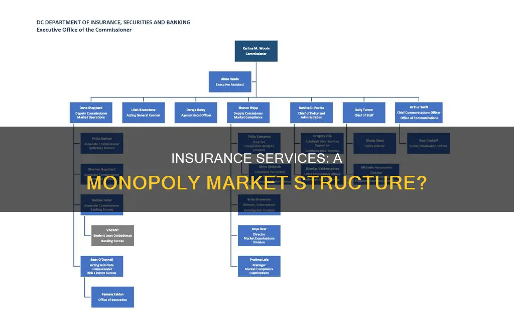 is insurance services is monopoly market structure