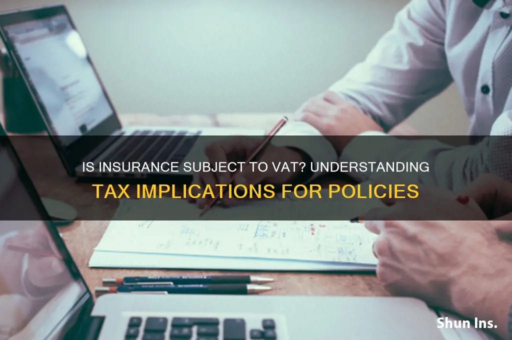 is insurance subject to vat