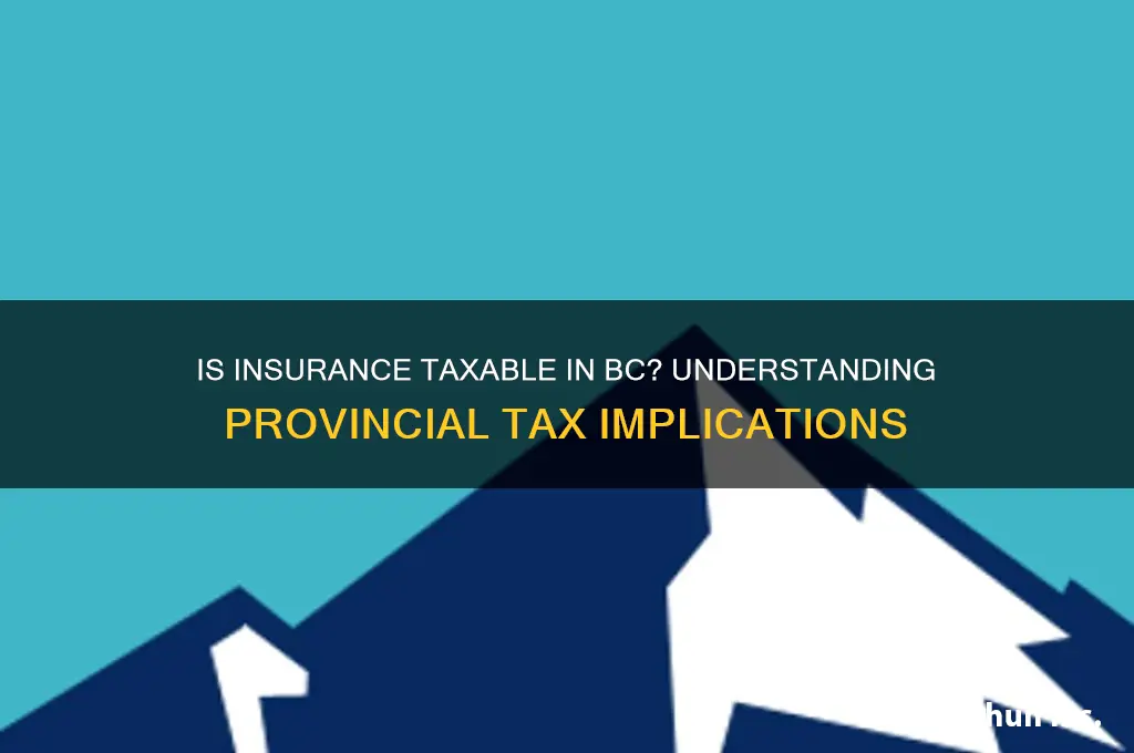 is insurance taxable in bc