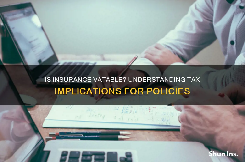is insurance vatable