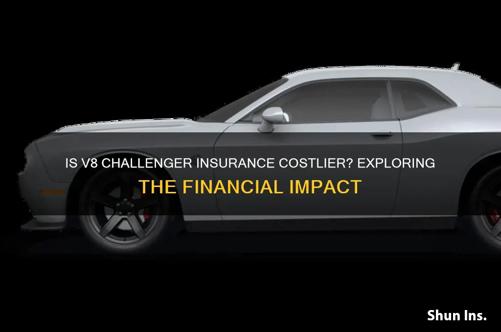 is insurance worse on a v8 challenger
