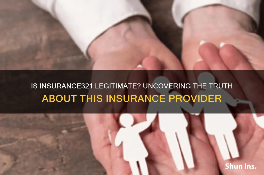 is insurance321 legitimate insurance