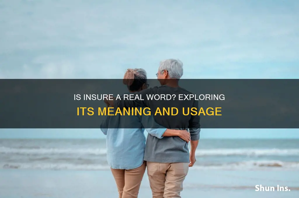is insure a word