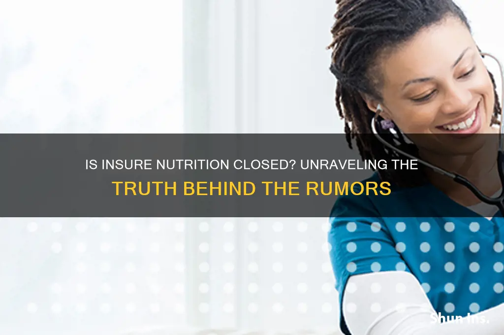 is insure nutrition closed