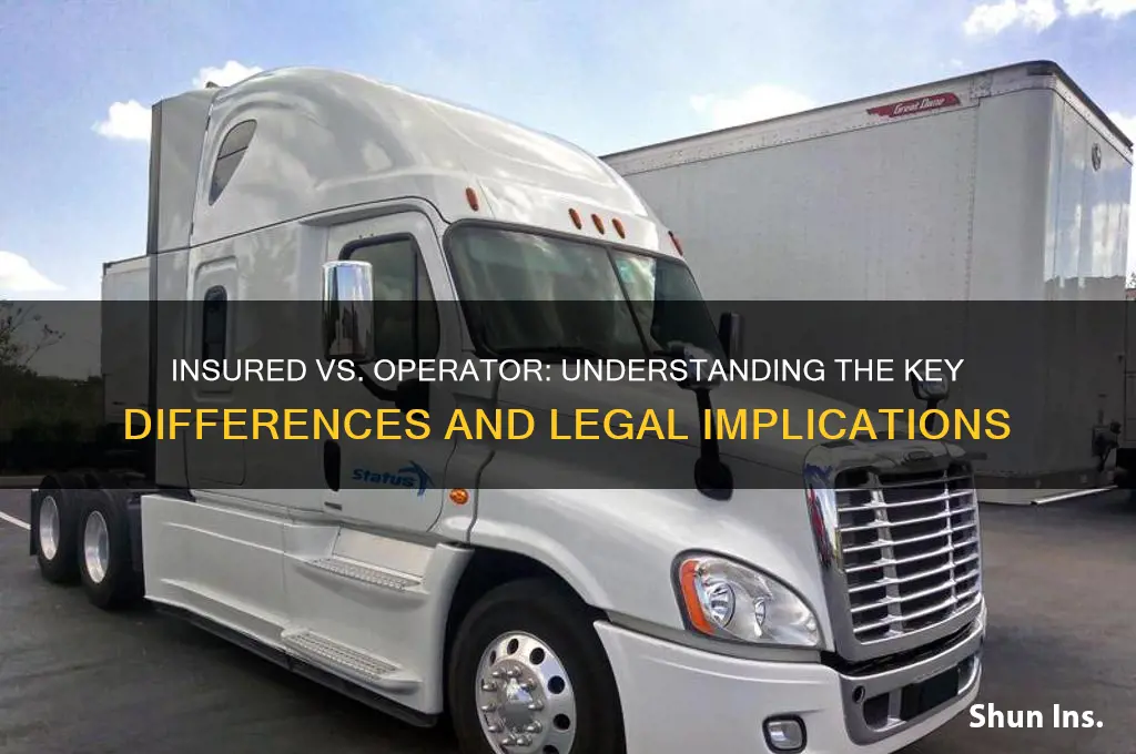 is insured the same as operator