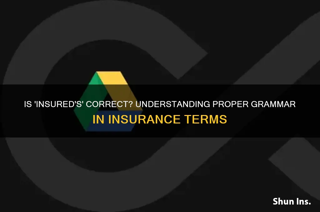 is insured