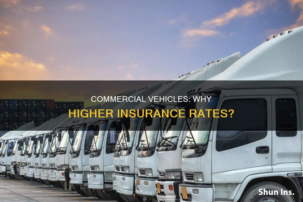 is insurence more on a commercial vehicle