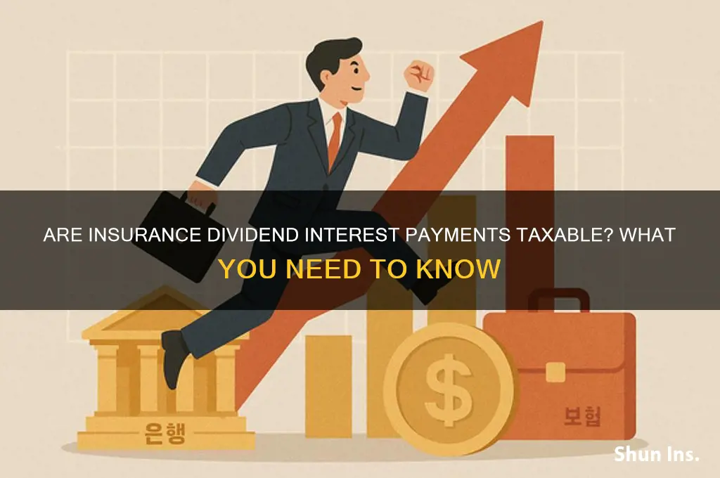 is interest paid on insurance dividends taxable