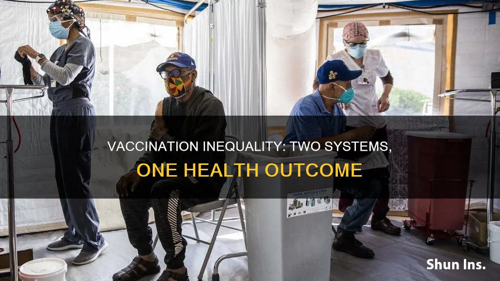 is it 2 kinds of vaccinations for poor and insured