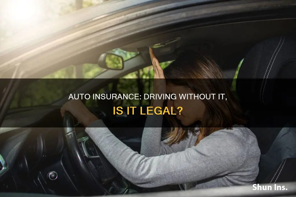 is it against the law to drive without auto insurance