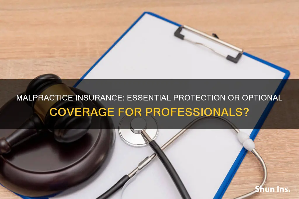 is it better to have malpractice insurance