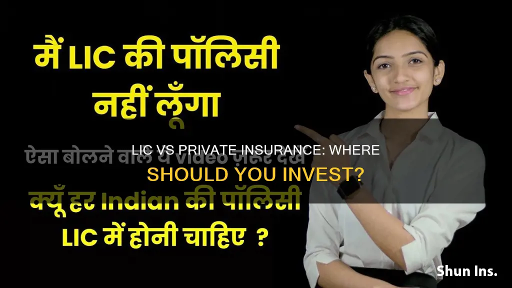 is it better to invest in lic or private insurance