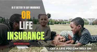 Insurance or Life Insurance: What's in a Name?