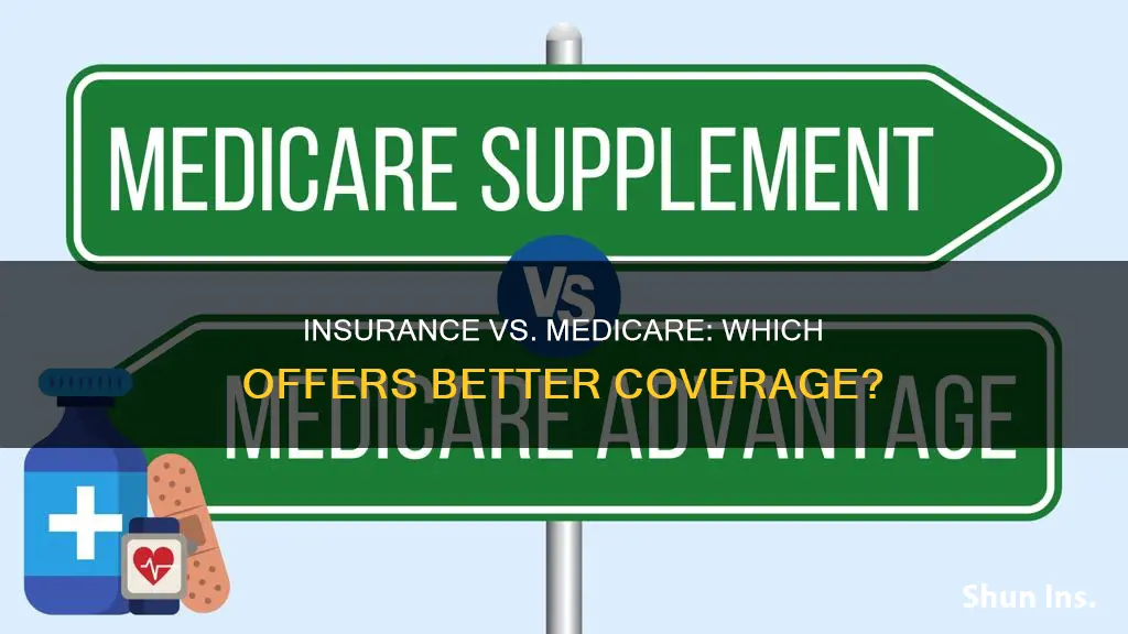 is it better to stay on insurance than medicare