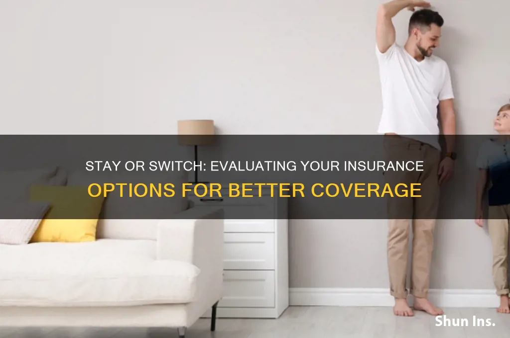 is it better to stay with current insurance or new