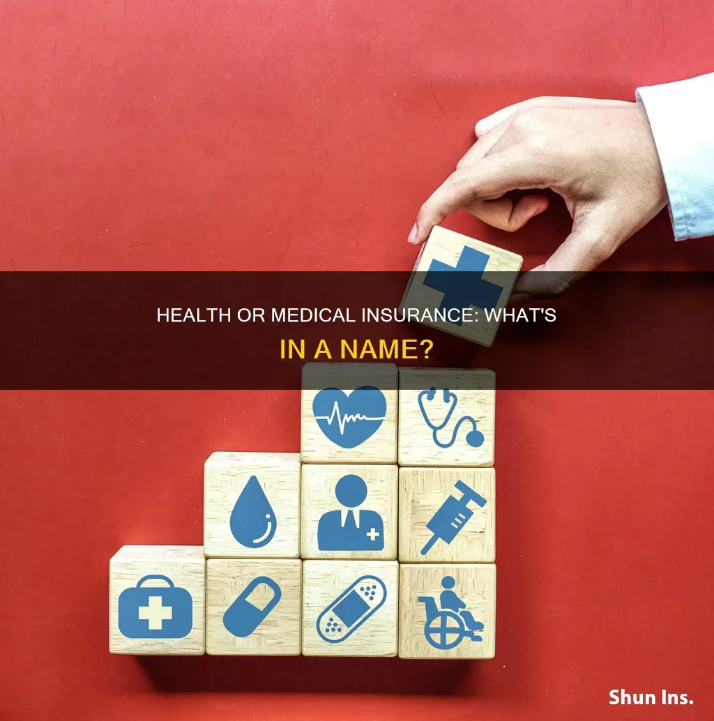 is it called health or medical insurance