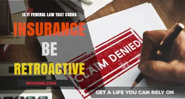 Understanding COBRA Insurance Retroactivity: Federal Law Explained