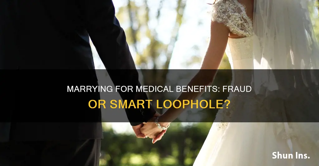 is it fraud to get married for medical insurance