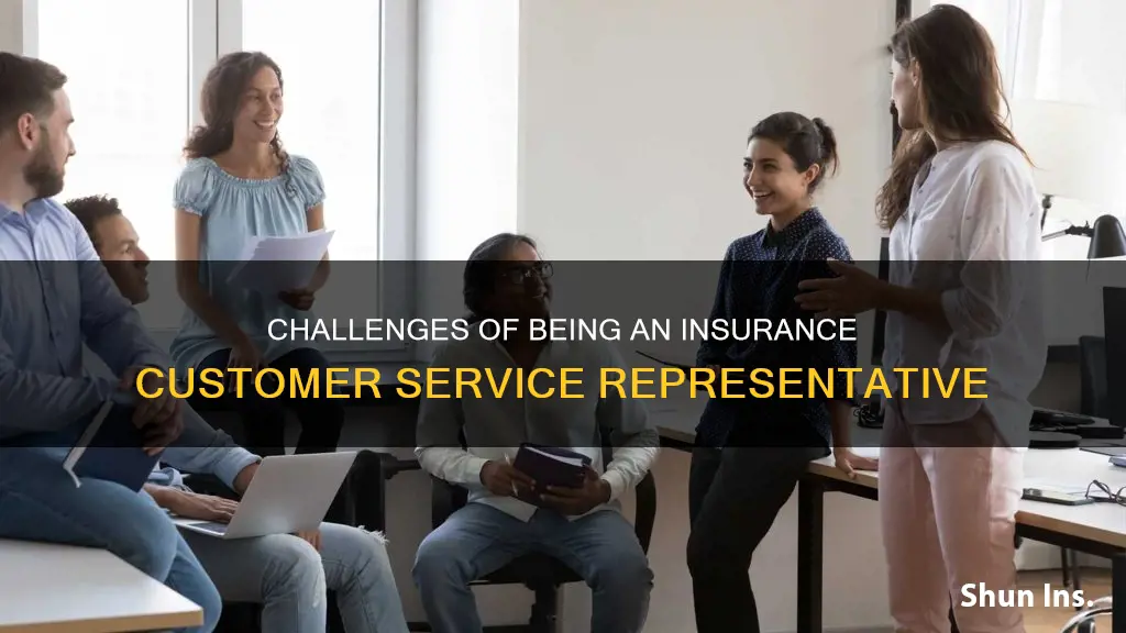 is it hard to be an insurance customer service representative