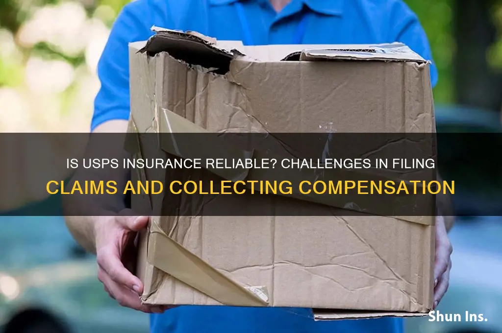 is it hard to collect on usps insurance