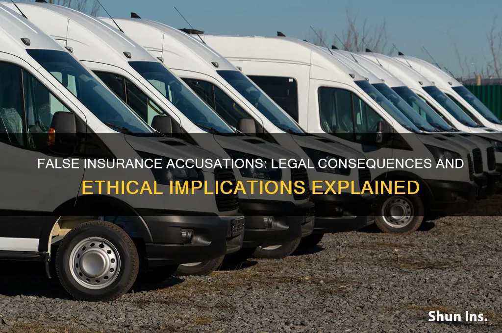 is it illegal to make false insurance accusations