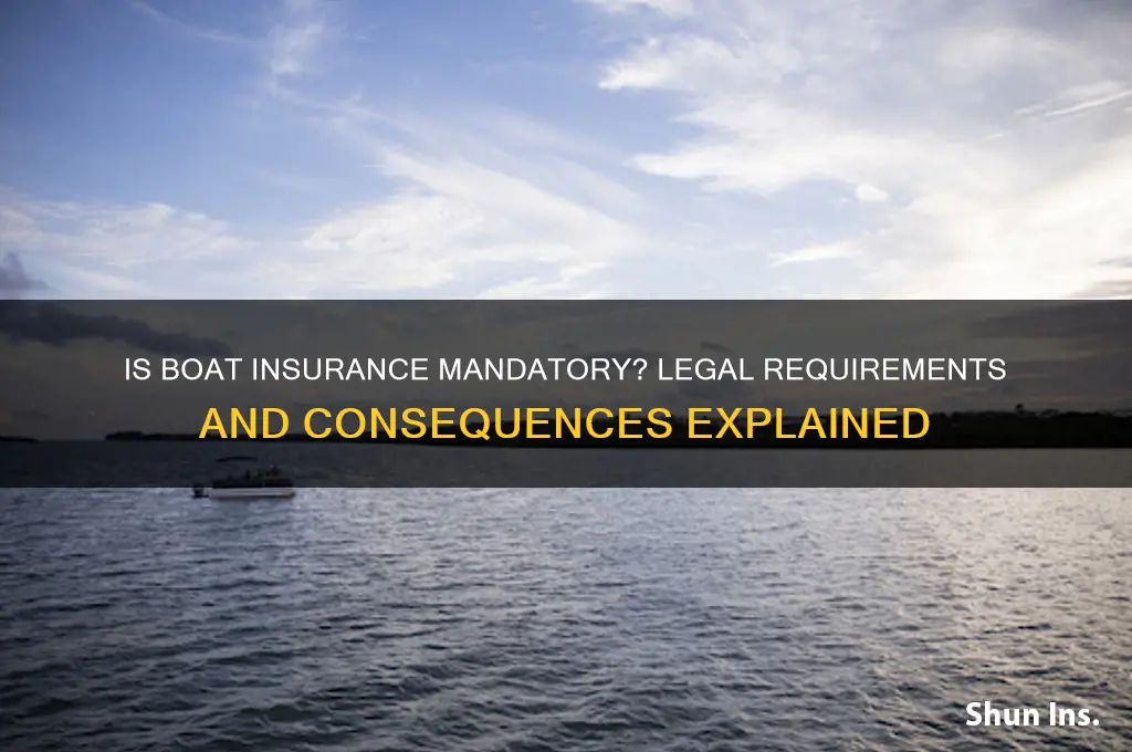is it illegal to not have boat insurance