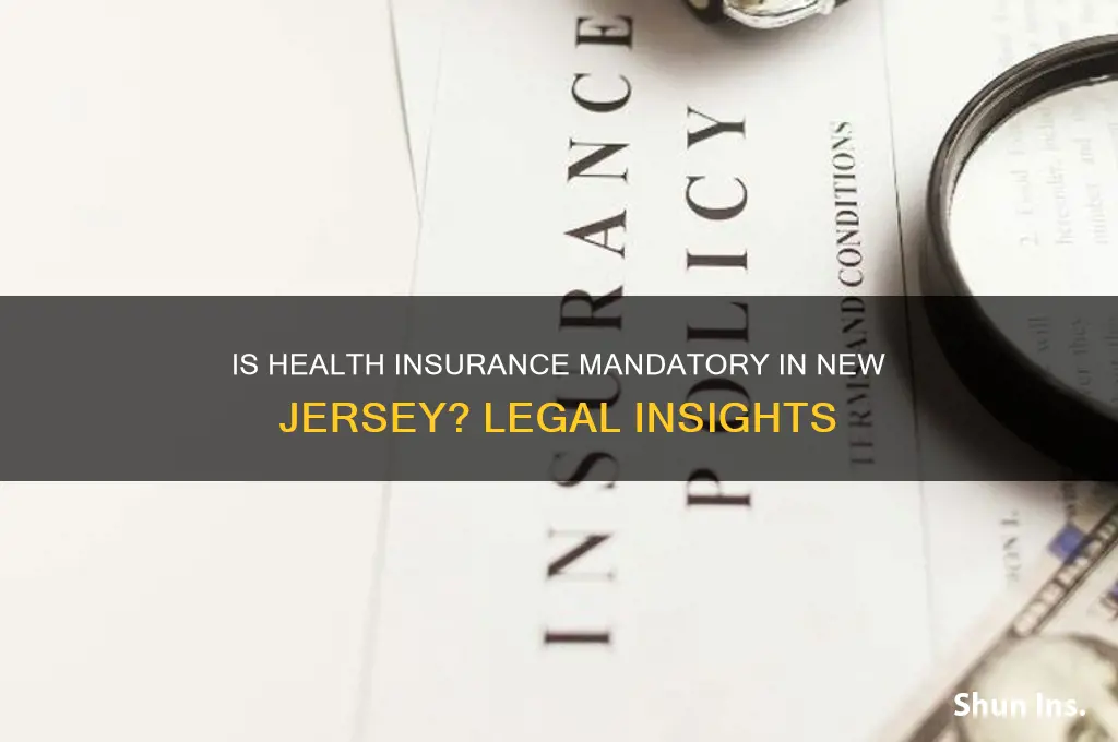 is it illegal to not have health insurance in nj