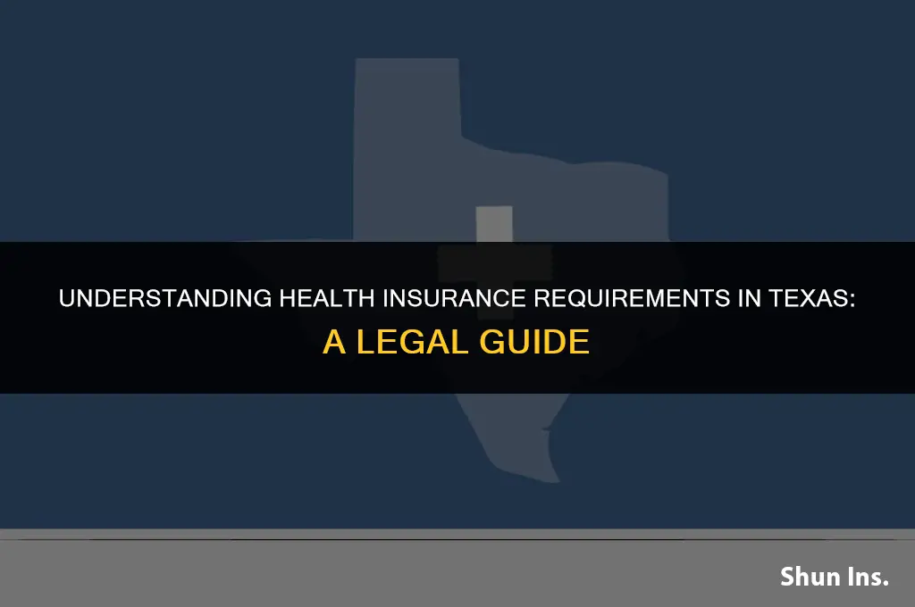is it illegal to not have health insurance texas