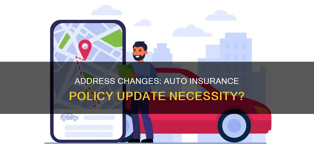 is it illegal to not update your address auto insurance