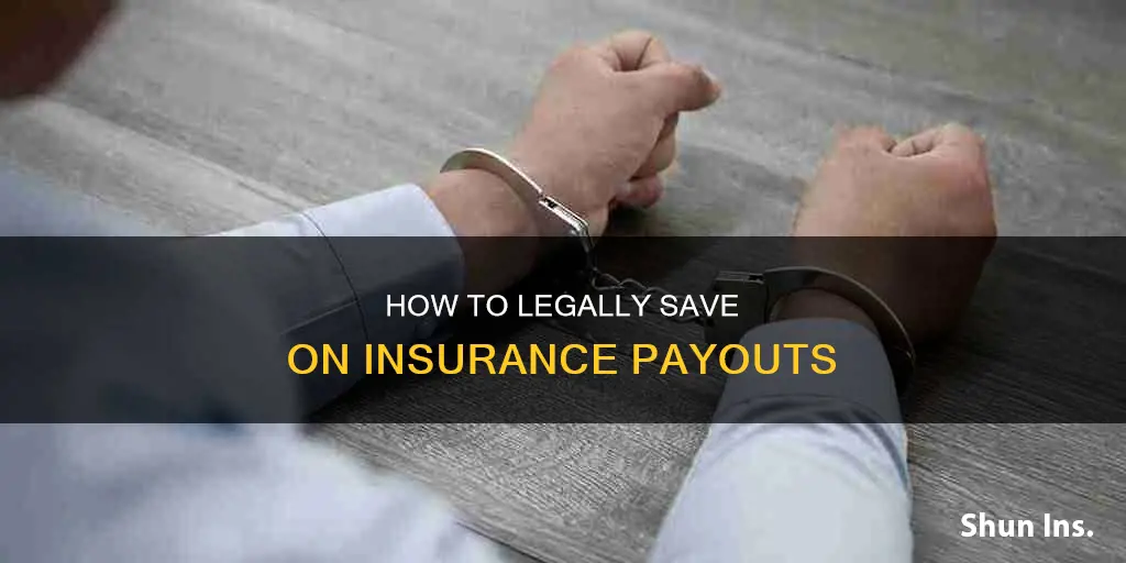 is it illegal to save part of money insurance paid